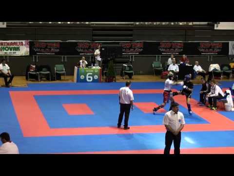 WAKO Kickboxing - EC 2014 - W KL -60kg - Sitnilska(BUL) - Martinkova(CZE)