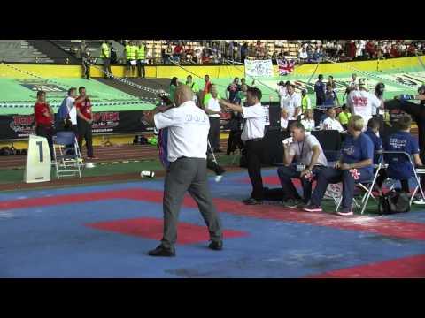 Hannah Weatherley GBR V Karyna Nikitina IRL WAKO European Championships 2015