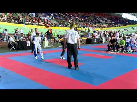 Kym Doyle IRL V Francesca Ceci ITA Junior WAKO European Championships 2015