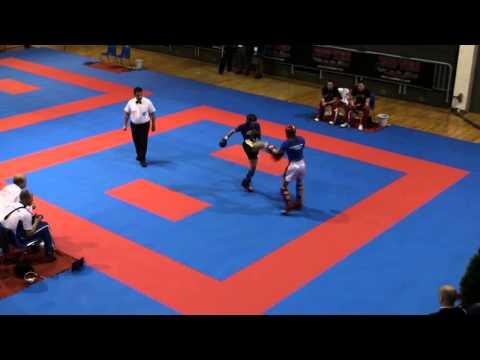 WAKO Kickboxing - EC 2014 - W KL -50kg - Gabova(SVK) - Pulling(AUT)