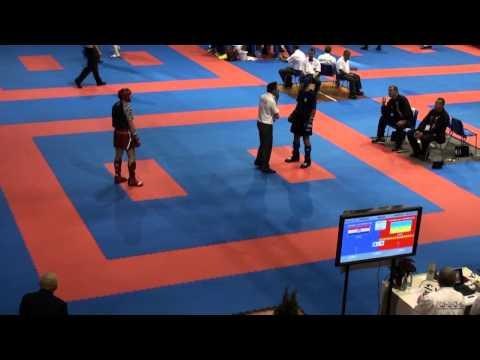 WAKO Kickboxing - EC 2014 - KL -69kg - Demchuk(UKR) - Ledinscak(CRO)