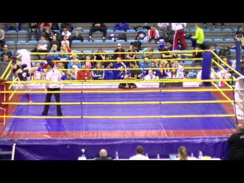 Zuzana Gabova V Anna Poskrebysheva Hungarian Kickboxing World Cup 2016