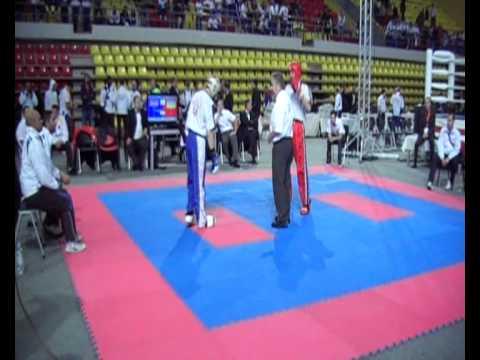 WAKO WORLDS 2011 LC -63kg FINAL - Chapman (GBR) Vs Demoretskyi (UKR)