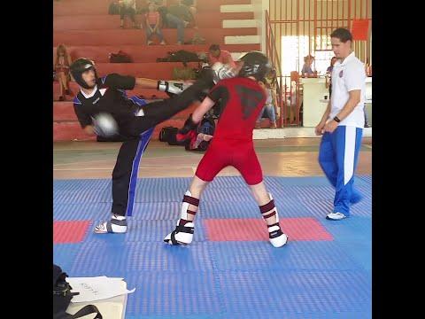 José Oslán 1er Fogueo WAKO PUERTO RICO Light Contact Kickboxing Highlights
