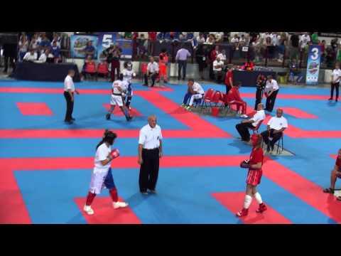 Klara Piętak (POL) Vs Irene Cipriani (ITA) WAKO Kickboxing  Cadets & Juniors World Championships Rim