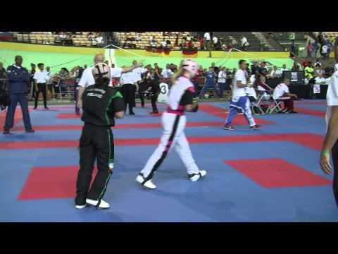 Danielle Baker V Andela Stanic WAKO European Championships 2015