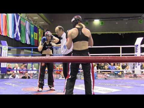 Elisabeth Rebnord V Nicole Trimmel Hungarian Kickboxing World Cup 2016