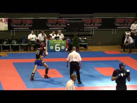 WAKO Kickboxing - EC 2014 - KL -69kg Andersson(SWE) - Zobnin(LTU)