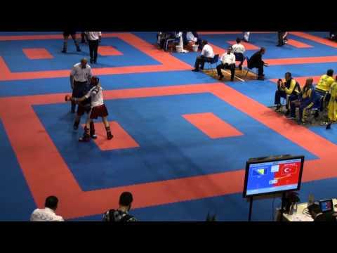 WAKO Kickboxing - EC 2014 - KL -57kg - Adanc(TUR) - Todorovic(BIH)