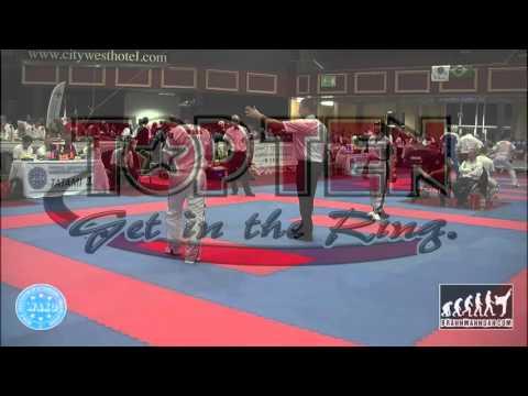 Anna Knodar HUN V Ela Filipovic WAKO World Championships 2015