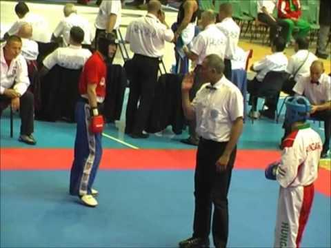 WAKO World Kickboxing Championships 2007 -63kg Final Marko Sarko Vs Sandor Szanto