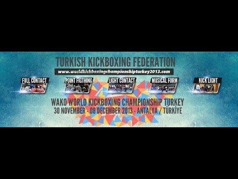 WAKO Senior World Kickboxing Championships 2013 Antalya / Turkey