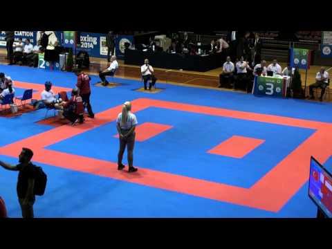 WAKO Kickboxing - EC 2014 - FINALS KL -89kg - Jereczek(POL) - Akin(TUR)