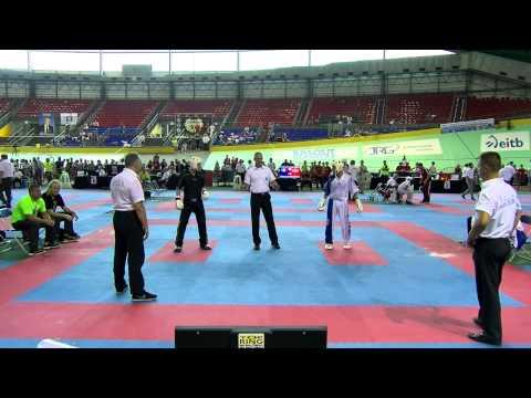 Cian Whiteside IRL V Simone DeVita ITA WAKO European Championships 2015