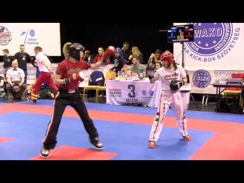 Nikolett Becsi V Lisa Koessler Hungarian Kickboxing World Cup 2016